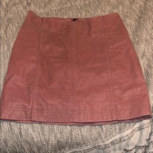 Modern Femme Vegan Suede Mini Skirt
